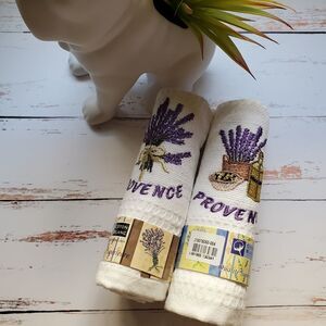 French Provence Lavendar Kitchen towels